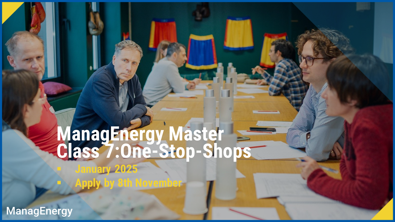 ManagEnergy Master Class #7 - Call for Applications