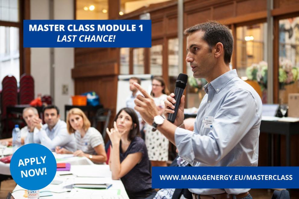 ManagEnergy Master Class - Call For Application Module 1