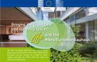 Bringing the Green Deal into our living spaces - LIFE and the #NewEuropeanBauhaus
