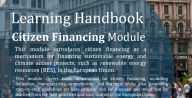 Citizen financing as a mechanism for financing sustainable energy 