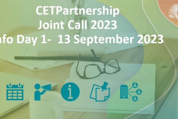 CETPartnership Joint Call 2023 Info Day