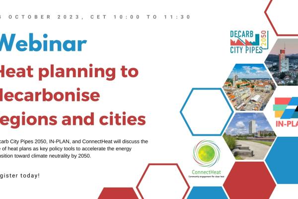 Webinar – Heat planning to decarbonise regions and cities